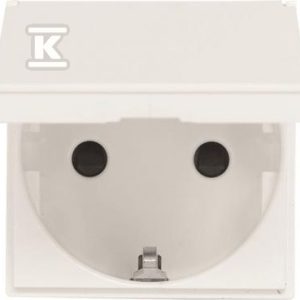 Gniazdo SCHUKO z klapką Zenit biały N2288.1 BL 2CLA228810N1101 Gniazdo SCHUKO z klapką Zenit biały N2288.1 BL 2CLA228810N1101