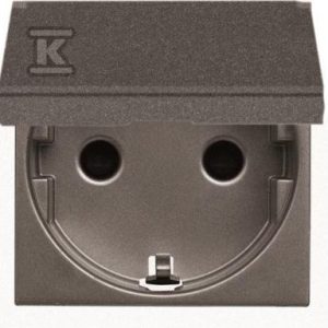 Gniazdo SCHUKO z klapką Zenit antracyt N2288.1 AN 2CLA228810N1801 Gniazdo SCHUKO z klapką Zenit antracyt N2288.1 AN 2CLA228810N1801