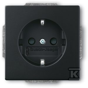 Gniazdo SCHUKO z przesłonami z szybkozłączami z uziemieniem, 2P+E Future czarny matowy 20 EUCKS-885 2CKA002013A5333 Gniazdo SCHUKO z przesłonami z szybkozłączami z uziemieniem, 2P+E Future czarny matowy 20 EUCKS-885 2CKA002013A5333