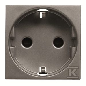 Gniazdo SCHUCKO 2P+Z Zenit antracyt N2288 AN 2CLA228800N1801 Gniazdo SCHUCKO 2P+Z Zenit antracyt N2288 AN 2CLA228800N1801