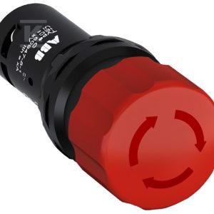 Przycisk bezpieczeństwa CE3P-10R-11, 1NO/1NC, czerwony 1SFA619501R1071