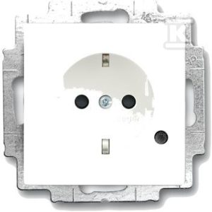 Gniazdo SCHUKO oświetlenie kontrolne z diodami LED Carat, Solo, Axcent, Future biały studyjny 20 EUCBL-84 2CKA002013A5286