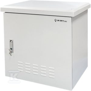 Zewnętrzna szafka rack IP55, wisząca 19″ 6U 600×450, 4 belki nośne, 4 przepusty kablowe, kolor szary ALANTEC SZ-6U-600-450-01-S Zewnętrzna szafka rack IP55, wisząca 19″ 6U 600×450, 4 belki nośne, 4 przepusty kablowe, kolor szary ALANTEC SZ-6U-600-450-01-S