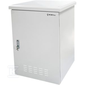 Zewnętrzna szafka rack IP55, wisząca 19″ 12U 600×600, 4 belki nośne, 4 przepusty kablowe, kolor szary ALANTEC SZ-12U-600-600-01-S Zewnętrzna szafka rack IP55, wisząca 19″ 12U 600×600, 4 belki nośne, 4 przepusty kablowe, kolor szary ALANTEC SZ-12U-600-600-01-S