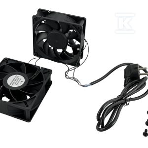 Wentylator do szaf zewnętrznych, komplet 2 sztuki ALANTEC SA-F-C-M-02 Wentylator do szaf zewnętrznych, komplet 2 sztuki ALANTEC SA-F-C-M-02