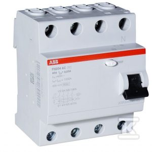 Wyłącznik różnicowo-prądowy FH204 AC-25/0,03 – 4-polowy 2CSF204002R1250 Wyłącznik różnicowo-prądowy FH204 AC-25/0,03 – 4-polowy 2CSF204002R1250