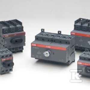Rozłącznik izolacyjny OT40F3, 40A, 3-biegunowy, bez wałka i rączki 1SCA104902R1001 Rozłącznik izolacyjny OT40F3, 40A, 3-biegunowy, bez wałka i rączki 1SCA104902R1001