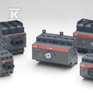 Rozłącznik izolacyjny OT125F3, 125A, 3-biegunowy, bez wałka i rączki 1SCA105033R1001 Rozłącznik izolacyjny OT125F3, 125A, 3-biegunowy, bez wałka i rączki 1SCA105033R1001