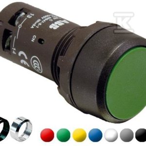 Przycisk wklęsły 1NC żółty CP1-10Y-01 1SFA619100R1043