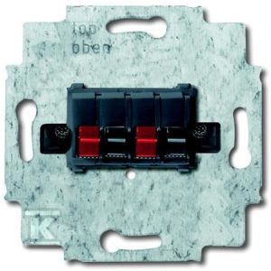 Gniazdo głośnikowe stereo czarny 0248/05-101 2CKA000230A0404 Gniazdo głośnikowe stereo czarny 0248/05-101 2CKA000230A0404