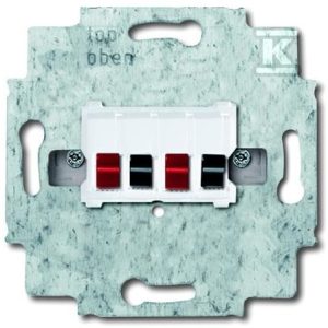Gniazdo głośnikowe stereo biały alpejski 0248/04-101-500 2CKA000230A0464 Gniazdo głośnikowe stereo biały alpejski 0248/04-101-500 2CKA000230A0464