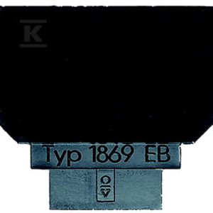 Cokół do złącz teleinformatycznych pokrywa maskująca/płytka maskująca. 1869 EB 2CKA001764A0208 Cokół do złącz teleinformatycznych pokrywa maskująca/płytka maskująca. 1869 EB 2CKA001764A0208