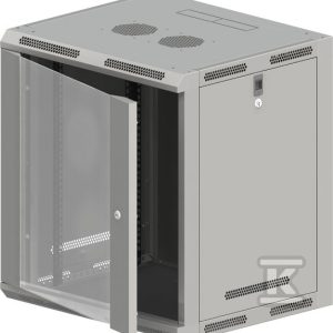 Szafa wisząca 19″ 12U 600×600, niedzielona, drzwi szklane jednoskrzydłowe, tył osłona pełna, osłony boczne ruchome perforowane, kolor szary, 4 belki ALANTEC SW-12U-600-600-N-DSJ-OP-RP-B-S Szafa wisząca 19″ 12U 600×600, niedzielona, drzwi szklane jednoskrzydłowe, tył osłona pełna, osłony boczne ruchome perforowane, kolor szary, 4 belki ALANTEC SW-12U-600-600-N-DSJ-OP-RP-B-S