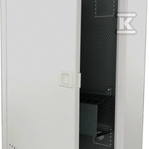 Szafka mieszkaniowa, teletechniczna, FTTH 500x350x90, natynkowa, drzwi perforowane, 1 x gn. elektryczne, 14 x gn. Keystone ALANTEC FOOM-I-500-N Szafka mieszkaniowa, teletechniczna, FTTH 500x350x90, natynkowa, drzwi perforowane, 1 x gn. elektryczne, 14 x gn. Keystone ALANTEC FOOM-I-500-N