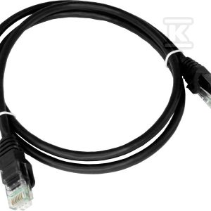 Patchcord U/UTP kat.6A LSOH 0.25m czarny ALANTEC KKU6ACZA0.25 Patchcord U/UTP kat.6A LSOH 0.25m czarny ALANTEC KKU6ACZA0.25