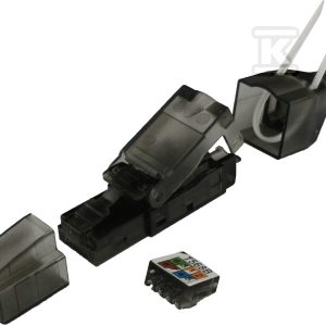 Wtyk RJ45 UTP kat.6A 10G POE+, MPTL, beznarzędziowy na „gruby” drut 22-24 AWG ALANTEC WT113 Wtyk RJ45 UTP kat.6A 10G POE+, MPTL, beznarzędziowy na „gruby” drut 22-24 AWG ALANTEC WT113