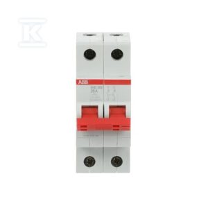 Rozłącznik izolacyjny SHD202/25 2P 25A 2CDD272111R0025 Rozłącznik izolacyjny SHD202/25 2P 25A 2CDD272111R0025