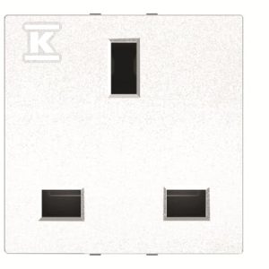 Gniazdo brytyjskie 2-modułowe Zenit biały N2237 BL 2CLA223700N1101 Gniazdo brytyjskie 2-modułowe Zenit biały N2237 BL 2CLA223700N1101