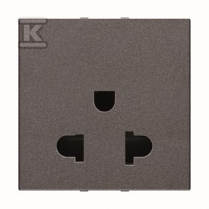 Gniazdo Euro-Amerykańskie 2M Zenit antracyt N2238 AN 2CLA223801N1801 Gniazdo Euro-Amerykańskie 2M Zenit antracyt N2238 AN 2CLA223801N1801