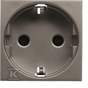 Gniazdo SCHUKO 2-modułowe antracyt R2288 AN 2CLA228800R1801 Gniazdo SCHUKO 2-modułowe antracyt R2288 AN 2CLA228800R1801