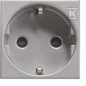 Gniazdo SCHUCKO 2P+Z Zenit srebrny N2288 PL 2CLA228800N1301 Gniazdo SCHUCKO 2P+Z Zenit srebrny N2288 PL 2CLA228800N1301