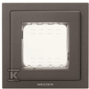 Ramka IP55 1-krotna 2-mod Zenit antracyt N3271 AN 2CLA327100N1801 Ramka IP55 1-krotna 2-mod Zenit antracyt N3271 AN 2CLA327100N1801