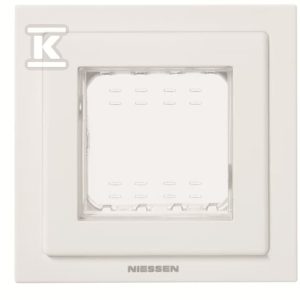 Ramka IP55 1-krotna 2-mod Zenit biały N3271 BL 2CLA327100N1101 Ramka IP55 1-krotna 2-mod Zenit biały N3271 BL 2CLA327100N1101