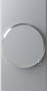 Ściemniacz obrotowy 1-moduł Zenit srebrny N2160.E PL 2CLA216010N1301