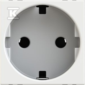 Gniazdo SCHUKO 2-modułowe biały R2288 BL 2CLA228800R1101 Gniazdo SCHUKO 2-modułowe biały R2288 BL 2CLA228800R1101