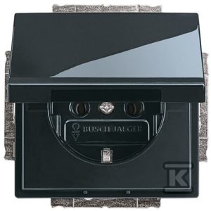 Gniazdo SCHUKO z klapką blokada klapki w pozycji otwartej Carat, Future antracyt 20 EUK-81 2CKA002018A1486 Gniazdo SCHUKO z klapką blokada klapki w pozycji otwartej Carat, Future antracyt 20 EUK-81 2CKA002018A1486