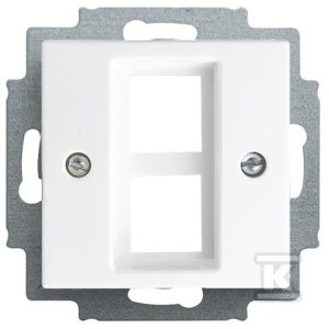 Pokrywa 2-krotna do RJ45 0211/11-507 DO Basic 55 2CKA001753A0232
