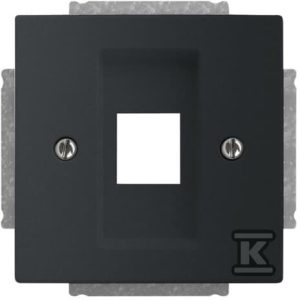 Nośnik RJ45 pojedynczy czarny mat 2561-885^Modyłowy 2CKA001753A0406 Nośnik RJ45 pojedynczy czarny mat 2561-885^Modyłowy 2CKA001753A0406