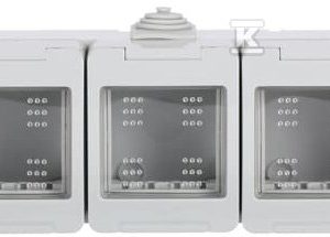 Puszka natynkowa IP55 3-krotna 2+2+2mod Zenit N3293 2CLA329300N1101 Puszka natynkowa IP55 3-krotna 2+2+2mod Zenit N3293 2CLA329300N1101
