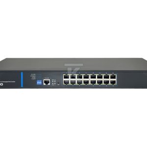Zarządzalny przełącznik L2 (switch) 16 portów RJ45 PoE+ 1Gb/s + 2 porty SFP Uplink 1Gb/s (budżet mocy 150W) + 1 port konsolowy RJ45 AVIZIO AV-SM16GP2F Zarządzalny przełącznik L2 (switch) 16 portów RJ45 PoE+ 1Gb/s + 2 porty SFP Uplink 1Gb/s (budżet mocy 150W) + 1 port konsolowy RJ45 AVIZIO AV-SM16GP2F