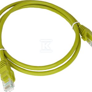 Patchcord U/UTP kat.6 PVC 3.0m żółty ALANTEC KKU6ZOL3 Patchcord U/UTP kat.6 PVC 3.0m żółty ALANTEC KKU6ZOL3