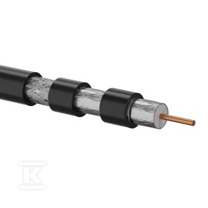 Przewód koncentryczny zewnętrzny żelowany trishield RG6 75 Om, 1.02/4.55/6.86 PE Fca 500m ALANTEC KRT102A0PE500 Przewód koncentryczny zewnętrzny żelowany trishield RG6 75 Om, 1.02/4.55/6.86 PE Fca 500m ALANTEC KRT102A0PE500