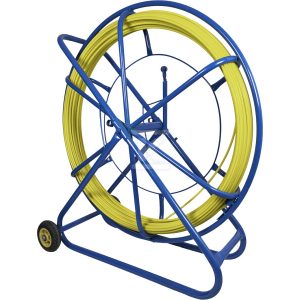 Pilot do przeciągania kabli z włókna szklanego FRP O10mm, 200m z kółkami Q-LANTEC NPK-100-200-SK