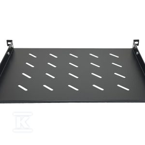 Półka stała 19″ 1U głęb. 350mm, czarna, 4 punkty mocowania ALANTEC SA-P-19-1U-350-4-C-02 Półka stała 19″ 1U głęb. 350mm, czarna, 4 punkty mocowania ALANTEC SA-P-19-1U-350-4-C-02