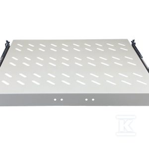 Półka wysuwana 19″ 1U głęb. 570mm, kolor szary, 4 punkty mocowania ALANTEC SA-PW-19-1U-570-4-S Półka wysuwana 19″ 1U głęb. 570mm, kolor szary, 4 punkty mocowania ALANTEC SA-PW-19-1U-570-4-S