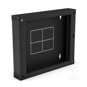 Sekcja tylna 100 mm (zawiasowa / uchylna) do szaf dwusekcyjnych SW-18U-600-450-01-C, kolor czarny ALANTEC SA-SSW-18U-01-C Sekcja tylna 100 mm (zawiasowa / uchylna) do szaf dwusekcyjnych SW-18U-600-450-01-C, kolor czarny ALANTEC SA-SSW-18U-01-C
