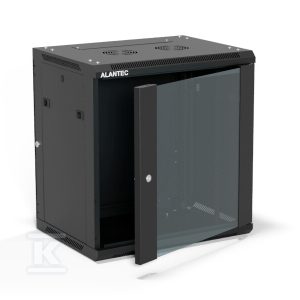 Szafa wisząca 19″ 12U 600×450, (opcja dwusekcyjna) drzwi szklane jednoskrzydłowe, tył osłona pełna demontowalna, osłony boczne pełne demontowalne zamykane na klucz, 4 belki, kolor czarny, do samodzielnego montażu – Flat Pack, ALANTEC SW-12U-600-450-01-CF Szafa wisząca 19″ 12U 600×450, (opcja dwusekcyjna) drzwi szklane jednoskrzydłowe, tył osłona pełna demontowalna, osłony boczne pełne demontowalne zamykane na klucz, 4 belki, kolor czarny, do samodzielnego montażu – Flat Pack, ALANTEC SW-12U-600-450-01-CF