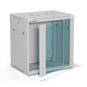 Szafa wisząca 19″ 12U 600×450, (opcja dwusekcyjna) drzwi szklane jednoskrzydłowe, tył osłona pełna demontowalna, osłony boczne pełne demontowalne zamykane na klucz, 4 belki, kolor szary, ALANTEC SW-12U-600-450-01-SA Szafa wisząca 19″ 12U 600×450, (opcja dwusekcyjna) drzwi szklane jednoskrzydłowe, tył osłona pełna demontowalna, osłony boczne pełne demontowalne zamykane na klucz, 4 belki, kolor szary, ALANTEC SW-12U-600-450-01-SA