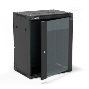 Szafa wisząca 19″ 15U 600×450, (opcja dwusekcyjna) drzwi szklane jednoskrzydłowe, tył osłona pełna demontowalna, osłony boczne pełne demontowalne zamykane na klucz, 4 belki, kolor czarny, ALANTEC SW-15U-600-450-01-CA Szafa wisząca 19″ 15U 600×450, (opcja dwusekcyjna) drzwi szklane jednoskrzydłowe, tył osłona pełna demontowalna, osłony boczne pełne demontowalne zamykane na klucz, 4 belki, kolor czarny, ALANTEC SW-15U-600-450-01-CA