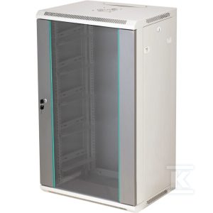 Szafka rack wisząca 19″ 15U 600×450, niedzielona, drzwi szklane jednoskrzydłowe, tył osłona pełna, osłony boczne zamykane na klucz, kolor szary Q-LANTEC SW-15U-600-450-N-DSJ-OP-RP-B-S Szafka rack wisząca 19″ 15U 600×450, niedzielona, drzwi szklane jednoskrzydłowe, tył osłona pełna, osłony boczne zamykane na klucz, kolor szary Q-LANTEC SW-15U-600-450-N-DSJ-OP-RP-B-S