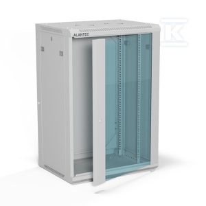 Szafa wisząca 19″ 18U 600×450, (opcja dwusekcyjna) drzwi szklane jednoskrzydłowe, tył osłona pełna demontowalna, osłony boczne pełne demontowalne zamykane na klucz, 4 belki, kolor szary, ALANTEC SW-18U-600-450-01-SA Szafa wisząca 19″ 18U 600×450, (opcja dwusekcyjna) drzwi szklane jednoskrzydłowe, tył osłona pełna demontowalna, osłony boczne pełne demontowalne zamykane na klucz, 4 belki, kolor szary, ALANTEC SW-18U-600-450-01-SA