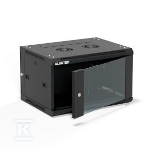 Szafa wisząca 19″ 6U 600×450, (opcja dwusekcyjna) drzwi szklane jednoskrzydłowe, tył osłona pełna demontowalna, osłony boczne pełne demontowalne zamykane na klucz, 4 belki, kolor czarny, do samodzielnego montażu – Flat Pack, ALANTEC SW-6U-600-450-01-CF Szafa wisząca 19″ 6U 600×450, (opcja dwusekcyjna) drzwi szklane jednoskrzydłowe, tył osłona pełna demontowalna, osłony boczne pełne demontowalne zamykane na klucz, 4 belki, kolor czarny, do samodzielnego montażu – Flat Pack, ALANTEC SW-6U-600-450-01-CF