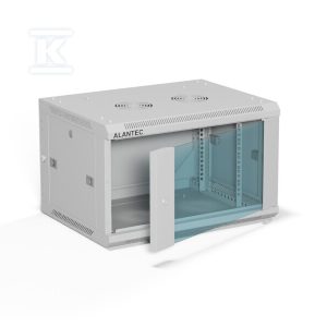 Szafa wisząca 19″ 6U 600×450, (opcja dwusekcyjna), drzwi szklane jednoskrzydłowe, tył osłona pełna demontowalna, osłony boczne pełne demontowalne zamykane na klucz, 4 belki, kolor szary, do samodzielnego montażu – Flat Pack, ALANTEC SW-6U-600-450-01-SF Szafa wisząca 19″ 6U 600×450, (opcja dwusekcyjna), drzwi szklane jednoskrzydłowe, tył osłona pełna demontowalna, osłony boczne pełne demontowalne zamykane na klucz, 4 belki, kolor szary, do samodzielnego montażu – Flat Pack, ALANTEC SW-6U-600-450-01-SF