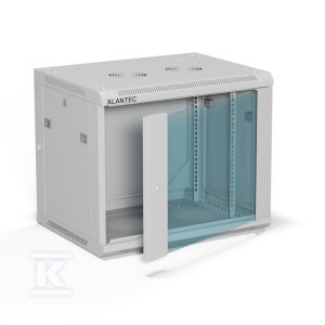 Szafa wisząca 19″ 9U 600×450, (opcja dwusekcyjna) drzwi szklane jednoskrzydłowe, tył osłona pełna demontowalna, osłony boczne pełne demontowalne zamykane na klucz, 4 belki, kolor szary, do samodzielnego montażu – Flat Pack, ALANTEC SW-9U-600-450-01-SF Szafa wisząca 19″ 9U 600×450, (opcja dwusekcyjna) drzwi szklane jednoskrzydłowe, tył osłona pełna demontowalna, osłony boczne pełne demontowalne zamykane na klucz, 4 belki, kolor szary, do samodzielnego montażu – Flat Pack, ALANTEC SW-9U-600-450-01-SF