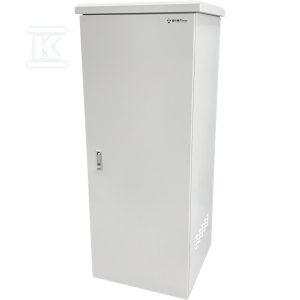 Zewnętrzna szafka rack IP55, stojąca 19″ 32U 600×600, 4 belki nośne, 4 przepusty kablowe, kolor szary ALANTEC SZ-32U-600-600-01-S Zewnętrzna szafka rack IP55, stojąca 19″ 32U 600×600, 4 belki nośne, 4 przepusty kablowe, kolor szary ALANTEC SZ-32U-600-600-01-S