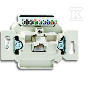 Gniazdo przyłączeniowe UAE, RJ45 kat. 6E nieekranowane, z pokrywą kątową, pojedyncze złacze 8-pinowe, 8 (8) 0221-507 2CKA000230A0399 Gniazdo przyłączeniowe UAE, RJ45 kat. 6E nieekranowane, z pokrywą kątową, pojedyncze złacze 8-pinowe, 8 (8) 0221-507 2CKA000230A0399